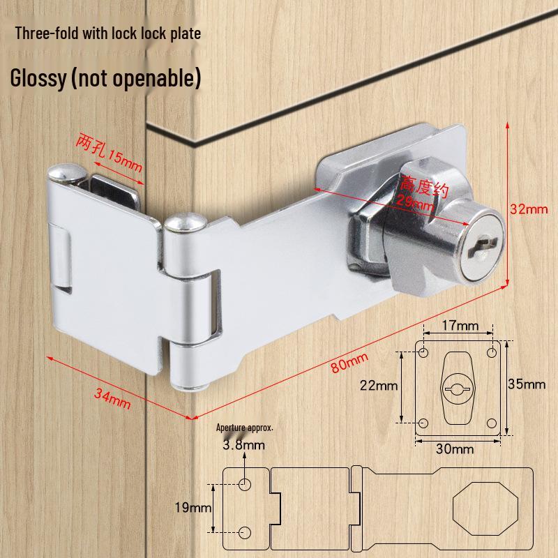 Three-Digit Multi-Purpose Mechanical Password Lock for Cabinets and Drawers