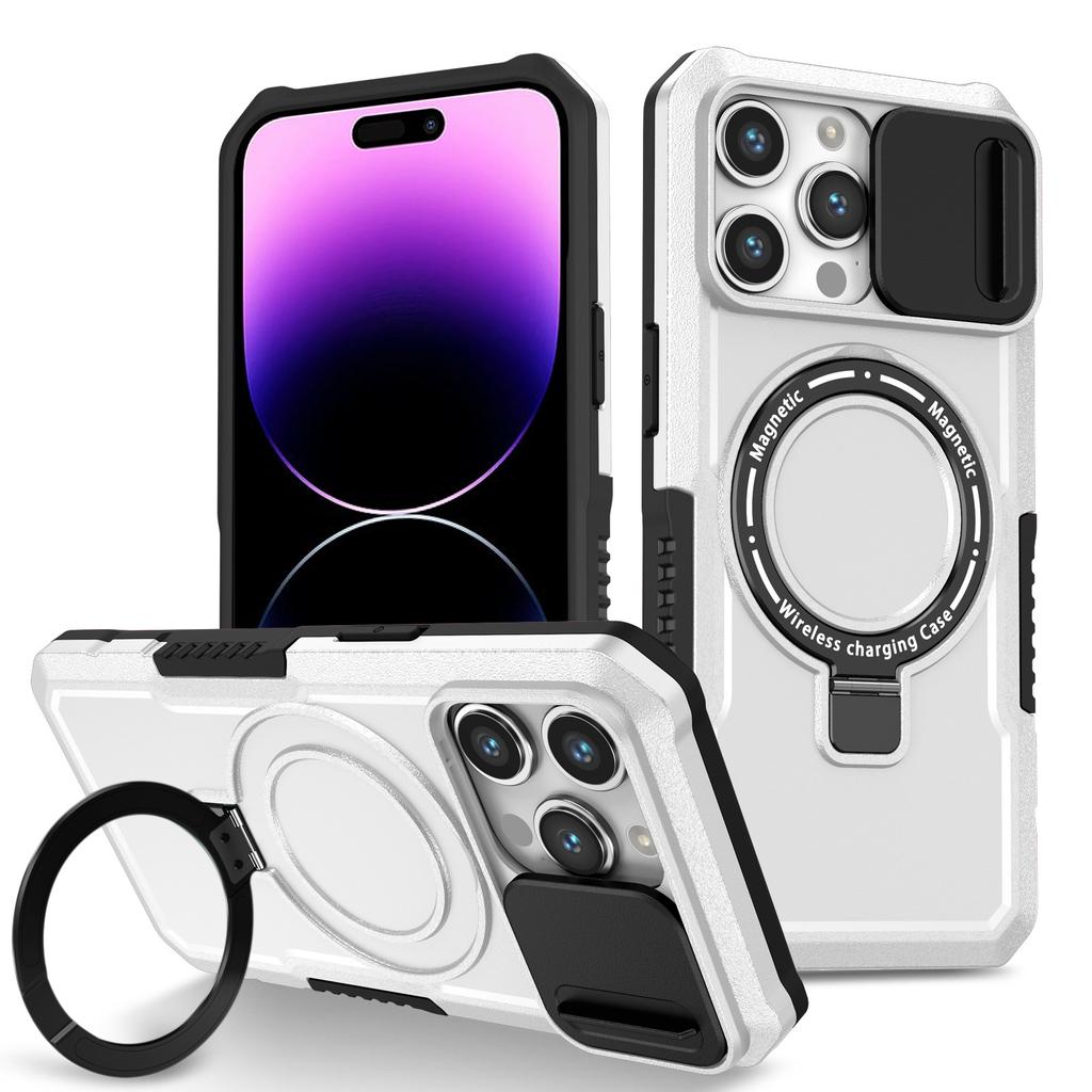 Applicable To the New iPhone 17Pro Magnetic Suction Bracket Anti-drop Mobile Phone Case Apple 13 Window Car Protective Case