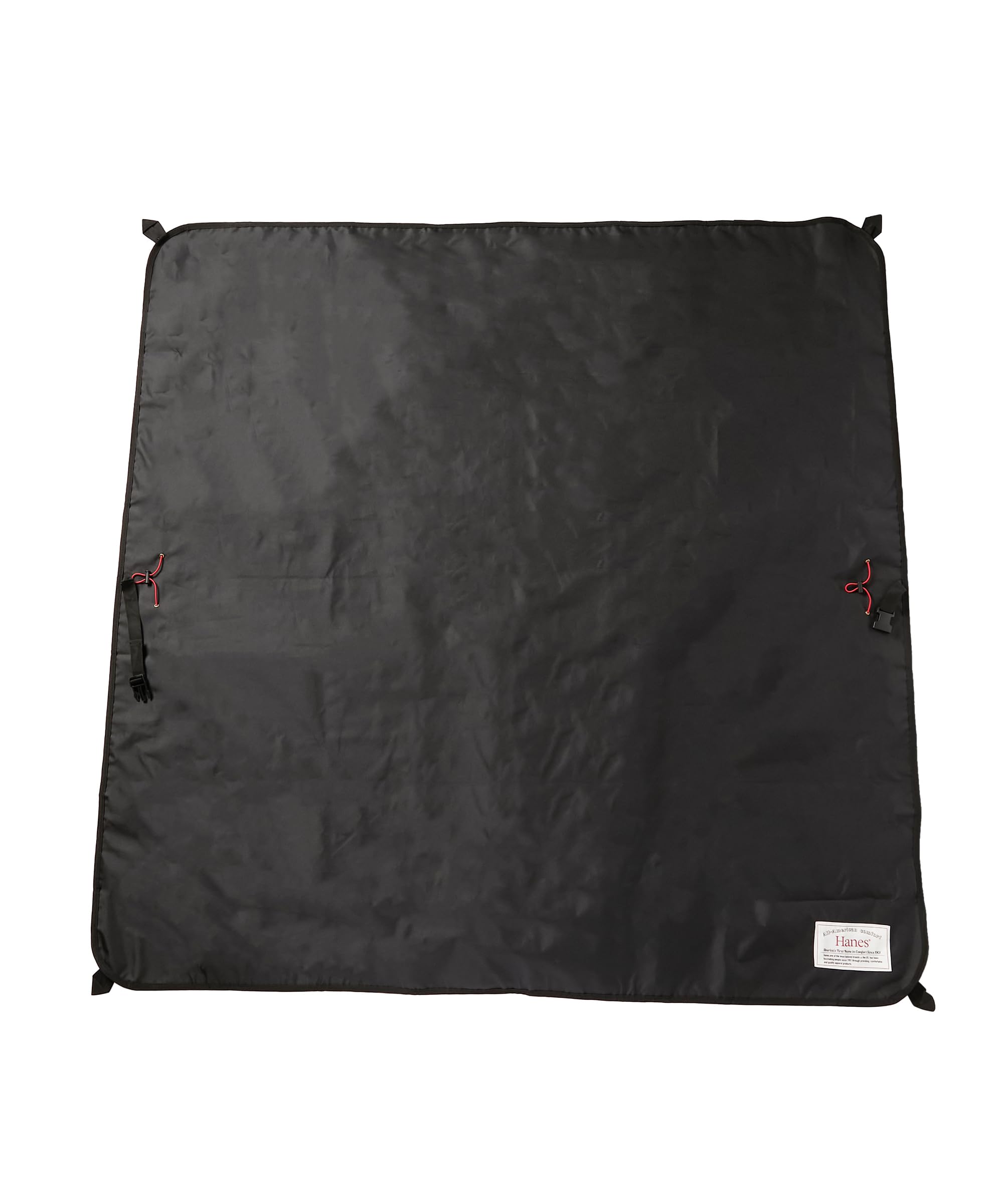 

Hanes Outdoor двостороння пікнікова ковдра, 60334805-19, Зелений/Чорний, Ш140 x В140 см