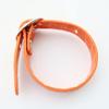 [Trois Anges] Stylish Enamel Fabric Crocodile Pattern Name Plate Belt