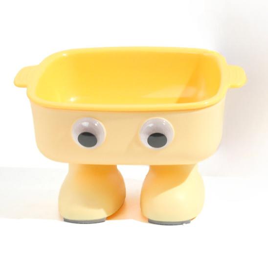 Big Eyed Robot Neck Protection Cat Bowl Pet Feeding Water and Food Integration Neck Protection Anti Overturning Bowl Cat Dog