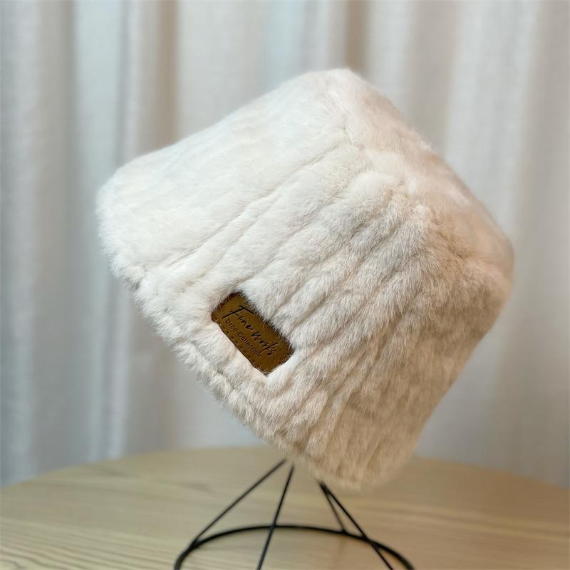 Korean Style Women's Autumn and Winter New Fisherman Hat Fashionable and Versatile Slimming Face Small Warm Thickened Basin Hat Ins Trend