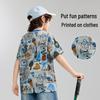 ASK JUNIOR Unisex Children's Cartoon Print Short-Sleeve T-shirt