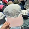 Letter embroidery color matching baseball cap for women, small face, simple, light and breathable sunshade cap for men