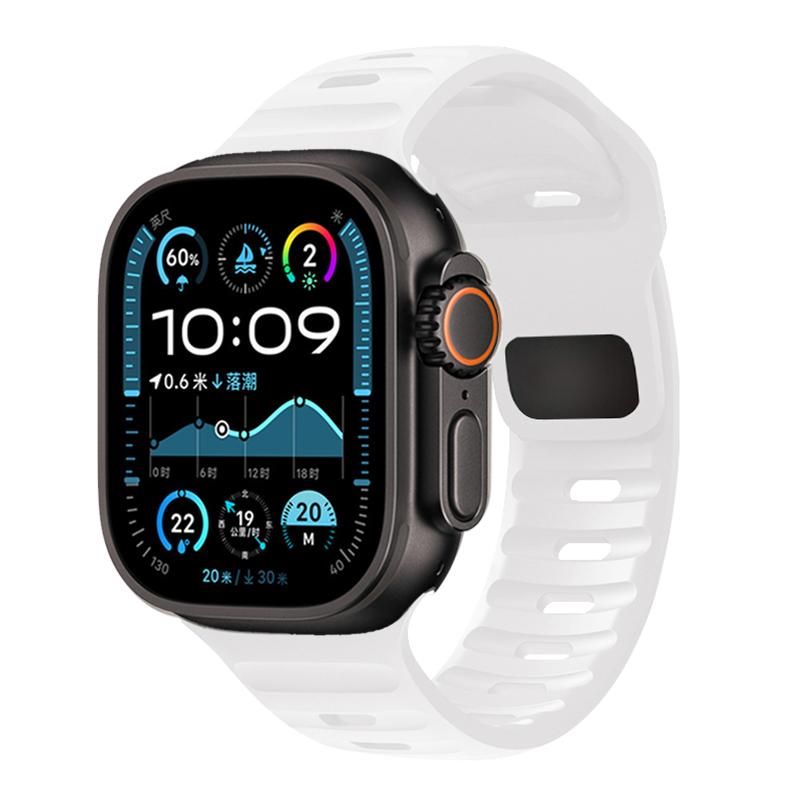 Armband für Apple Watch Band 44mm 49mm 45mm 46 42mm 40mm 41mm Sport Silikonarmband correa iwatch Serie 7 6 3 se 8 9 10 ultra 2