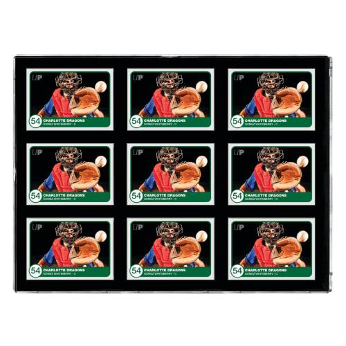 Ultra PRO Black Border One-Touch Multi-Card Holder (9 Cards, Black Border)