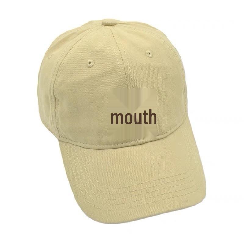 Trendy Retro Washed Baseball Cap for Men & Women - Duckbill Design, Casual Spring/Summer Sunshade