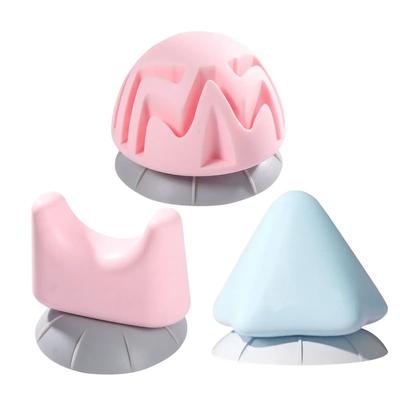 1pc Yoga Massage Ball with Suction Cup for Psoas Thoracic Spine Upper Back Neck Scapula Foot Yoga Muscle Relax Massage Tools