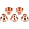 Plasma Shield Cup Cap, 5pcs Plasma Shield cap Fits for Thermal Dynamics MAX45 Cutting Torch Consumables 220674