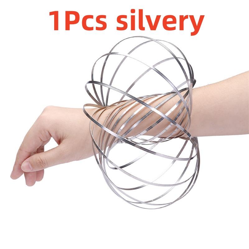 

Волшебный браслет для декомпрессии, кольцо-поток, антистресс, кинетическая пружина, нержавеющая сталь, детская и взрослая новинка, игрушки для снятия стресса