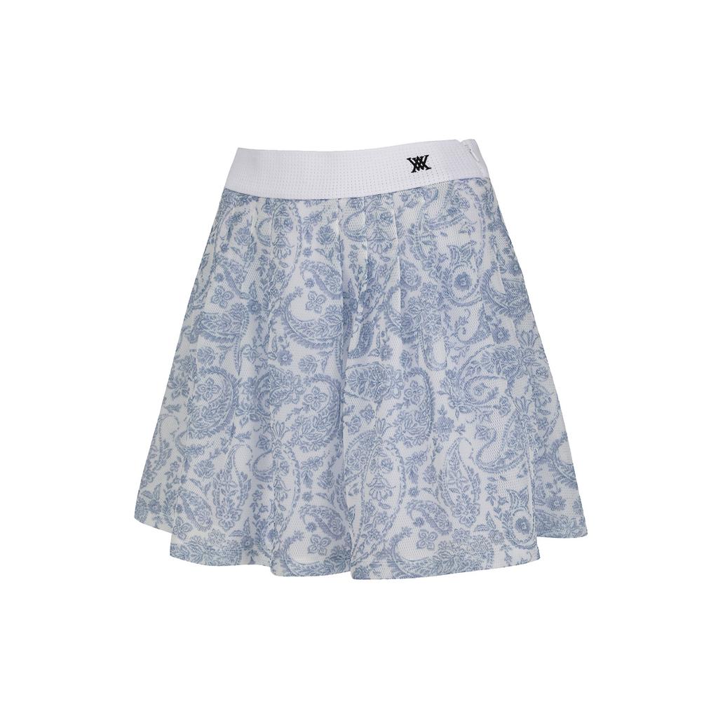 Anew Golf Women Paisley Flare Skirt_Bl