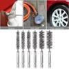 Steel Electric Stainless Drilling Brushes Wire Pipe Brush Hexagonal Rod Cleaning