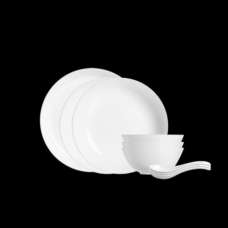 

Luminarc Auspicious Cloud Embossed 9-Piece Glass Dinnerware Set