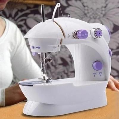 New Multifunction Electric Mini Sewing Machine Send Power Household Desktop With Led