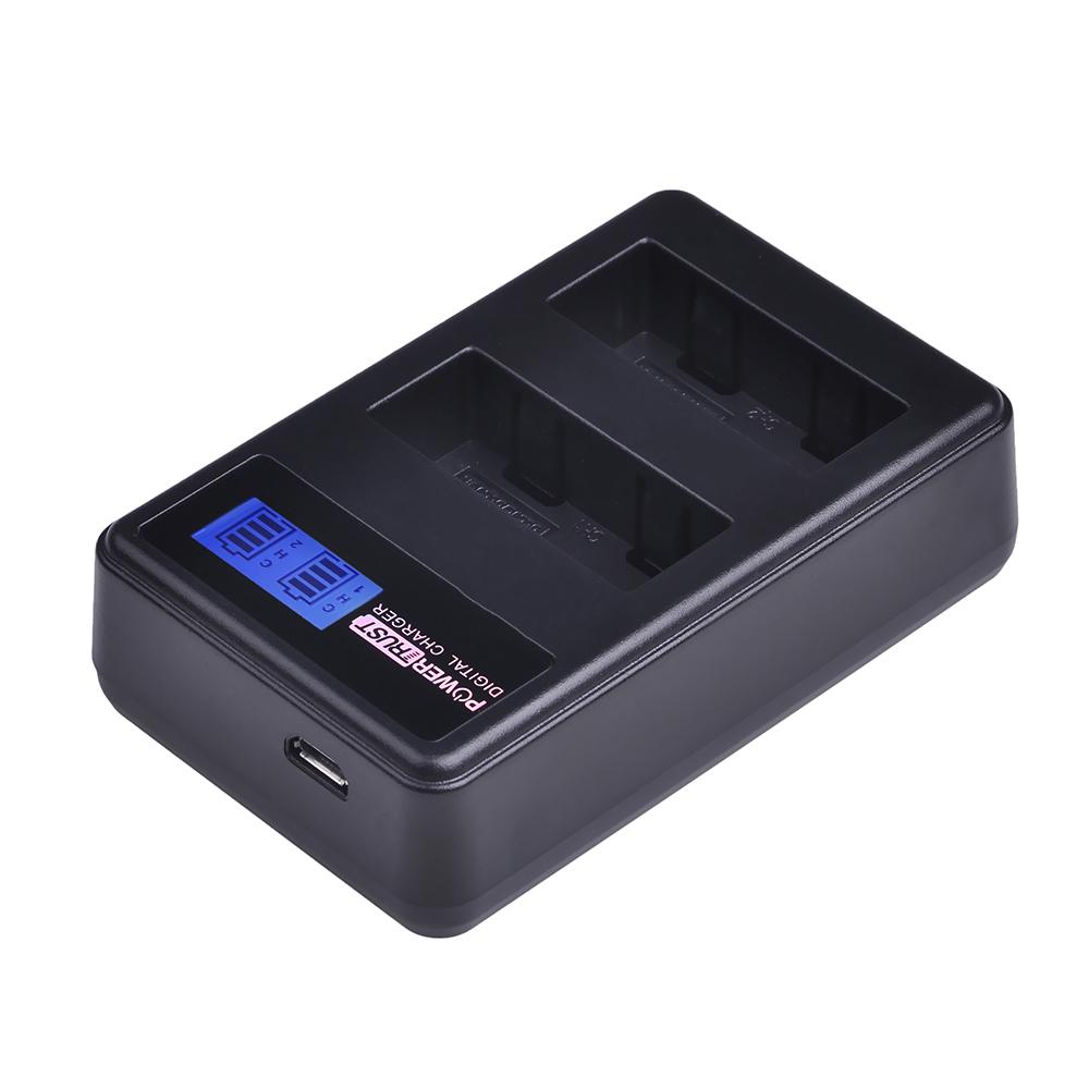 Dual USB Battery Charger for Panasonic DMW-BLE9E DMW-BLG10E DE-A98 Lumix DC-TZ101 DC-TZ90 DC-TZ81 DC-TZ80 DMC-GX7 DMC-GX85 Camera