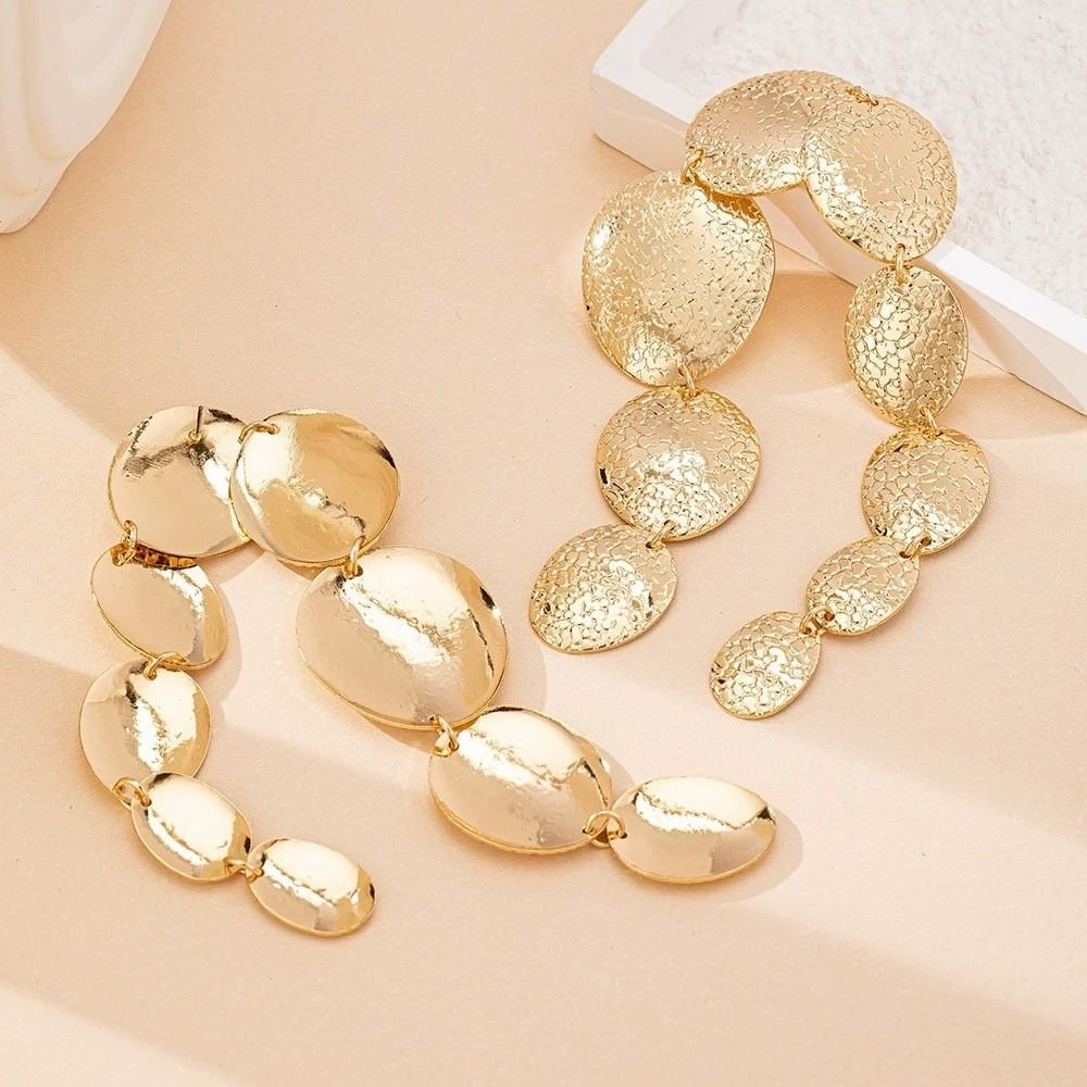 Ovale Ohrringe, Modische Lange Quastenohrringe für Damen Ohrringe