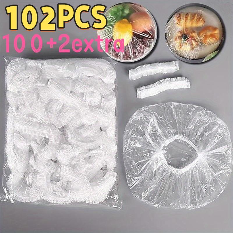 51Pcs Reusable Elastic Food Covers - Durable, Food-Grade Plastic Material, Tear-Resistant And Stretchable, Dustproof And Leak-Proof To Keep Food