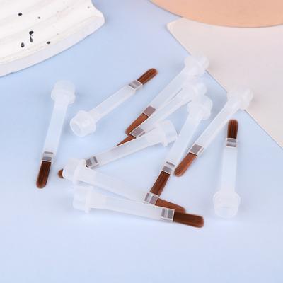 5/10/20 Adet Tek Kullanımlık Oje Fırçası 15Ml Oje Şişesi Yedek Fırça Kahverengi Saç Tırnak Sanatı Fırçası Aplikatörleri