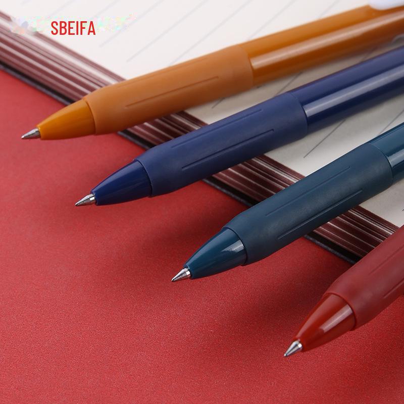 Beifa Retro Color Gel Pen 0.5mm Bullet Tip - Quick Dry Chinese Style for Students