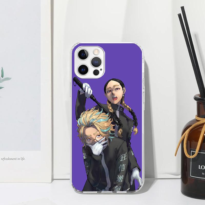 Ran Haitani Rindou Tokyo Aevengers Phone Case For Iphone 17 Air 16 15 Plus 16E 14 Pro Max 13 Mini 12 11 7 8 SE Fundas Soft Back