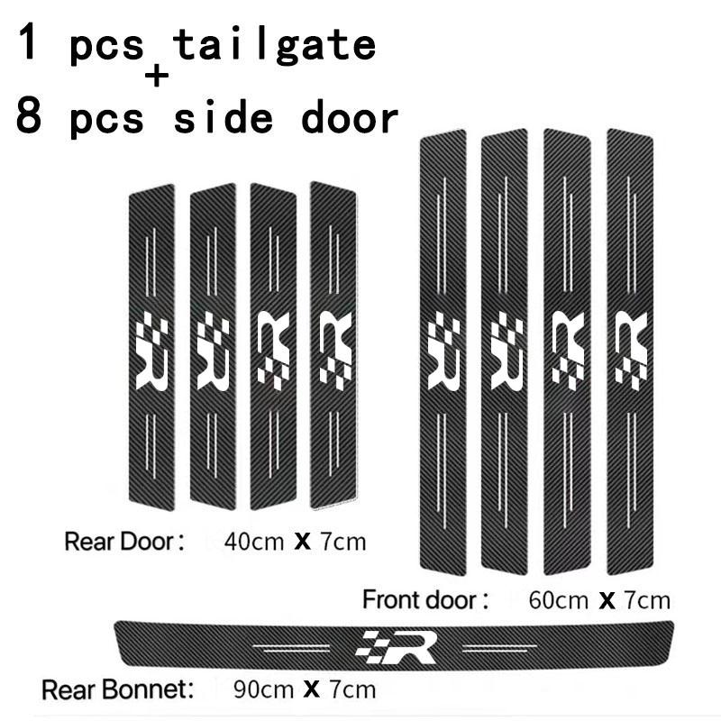 USYM3 Car Door Sill Stickers For Seat R Formentor Born Ateca Toledo Leon Ibiza Alhambra Exeo Altea Arona Mii IBL Car Accessories