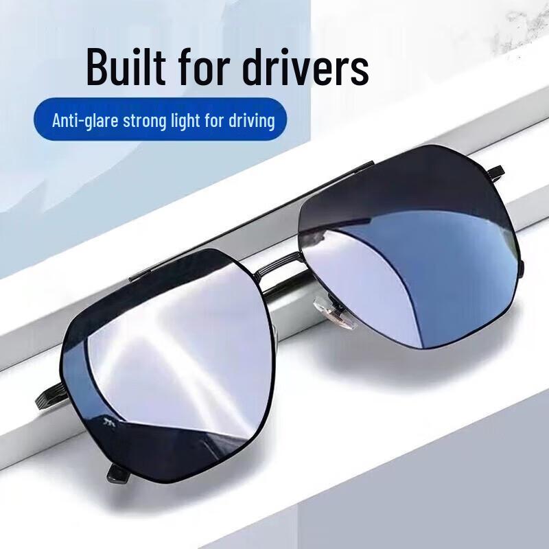 Haowuyi Large Frame Polarized Aviator Sunglasses