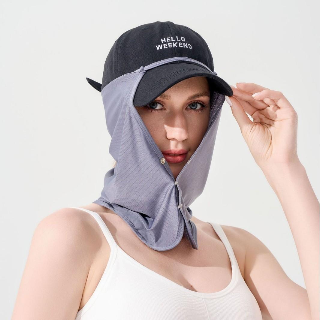 

Sunshade Hat, Gauze, Sunshade Curtain, Summer Cycling, Golf, Fishing Mask, Breathable Enclosure Hat, Sunshade Curtain