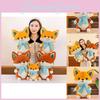 Soft Stuffed Fox Animal Plushie With Durable Fabric For Kids Gift Idea