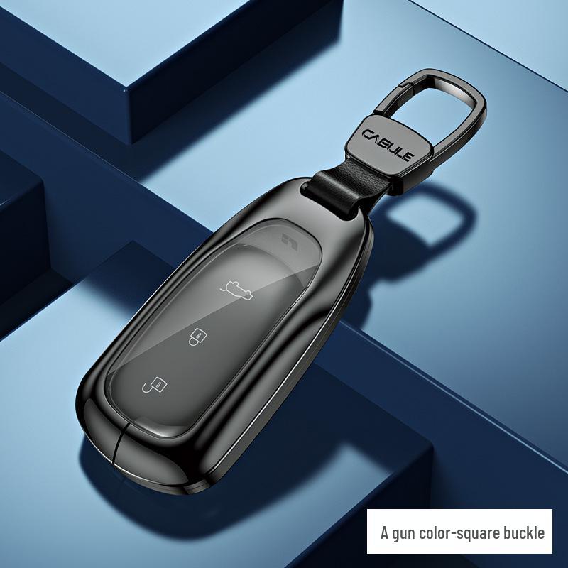 Premium Aluminum Alloy Keychain Cover for 6-7 Seater Vehicles