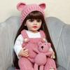 Realistické celosilikonové panenky Baby Bebe 55CM Reborn Vinylové panenky pro novorozence, princezna, batole, hračka dárek