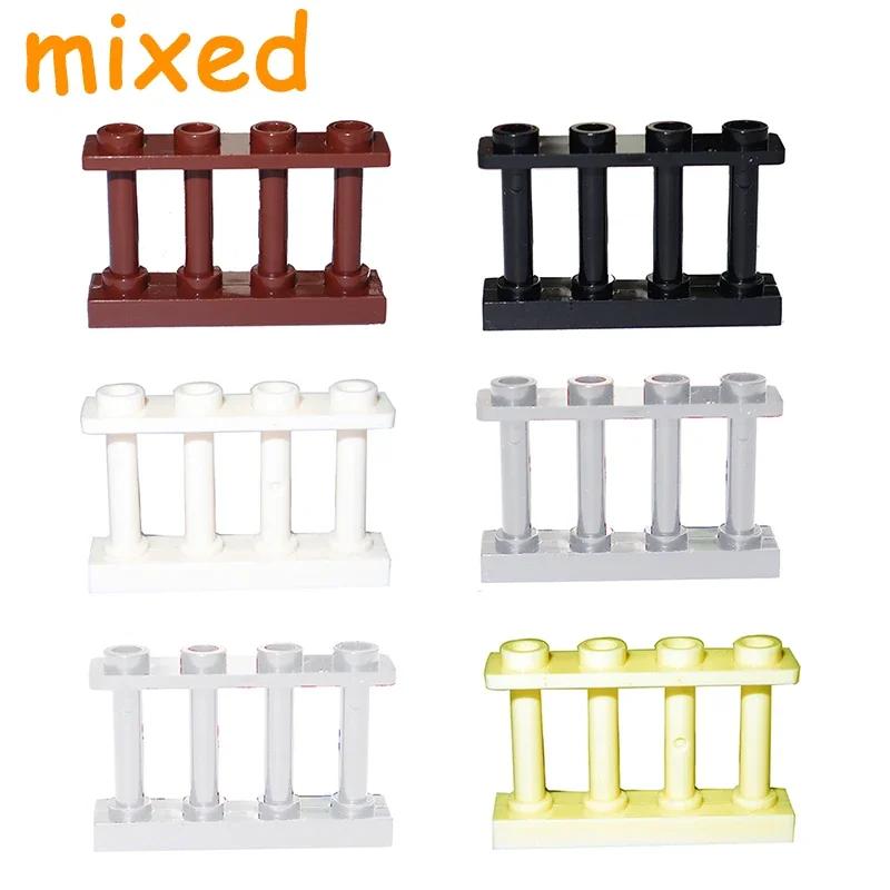 Building Block City Accessories MOC Part Fence Railing Stair Barrier Ladder Guard Bar Castle Garden Farm Military Assemble Brick