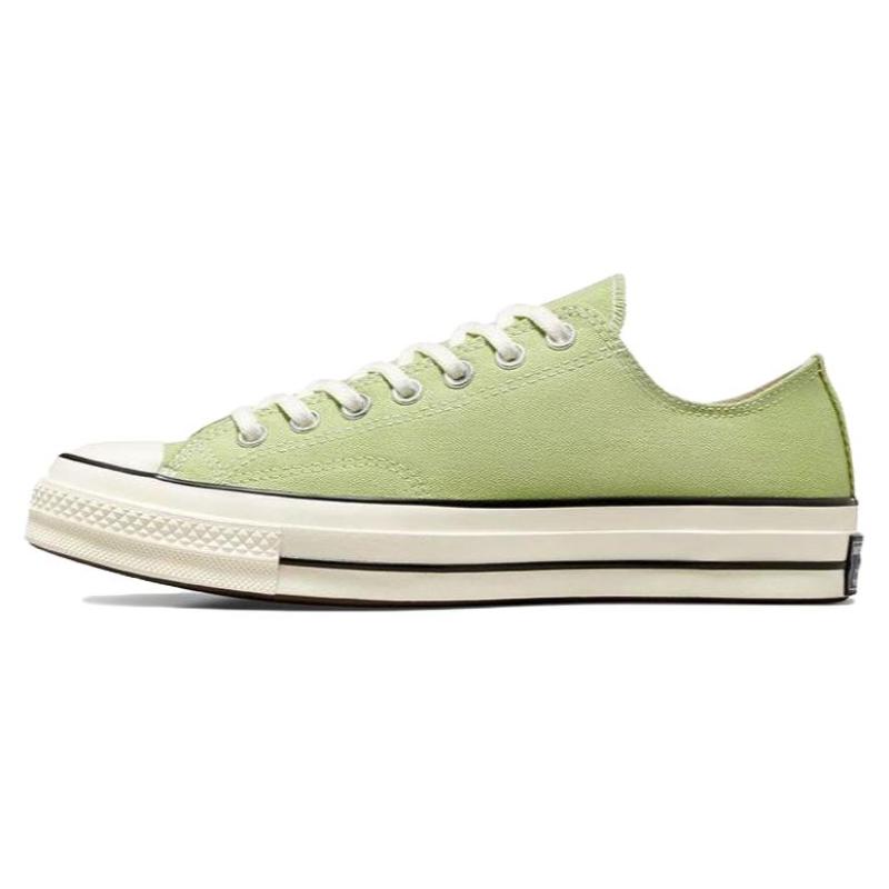 Converse Chuck 70 Plus Vintage Casual Low-Top Canvas Shoes Unisex Green and White