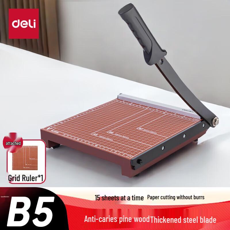 Deli 8005 Wooden Paper Cutter