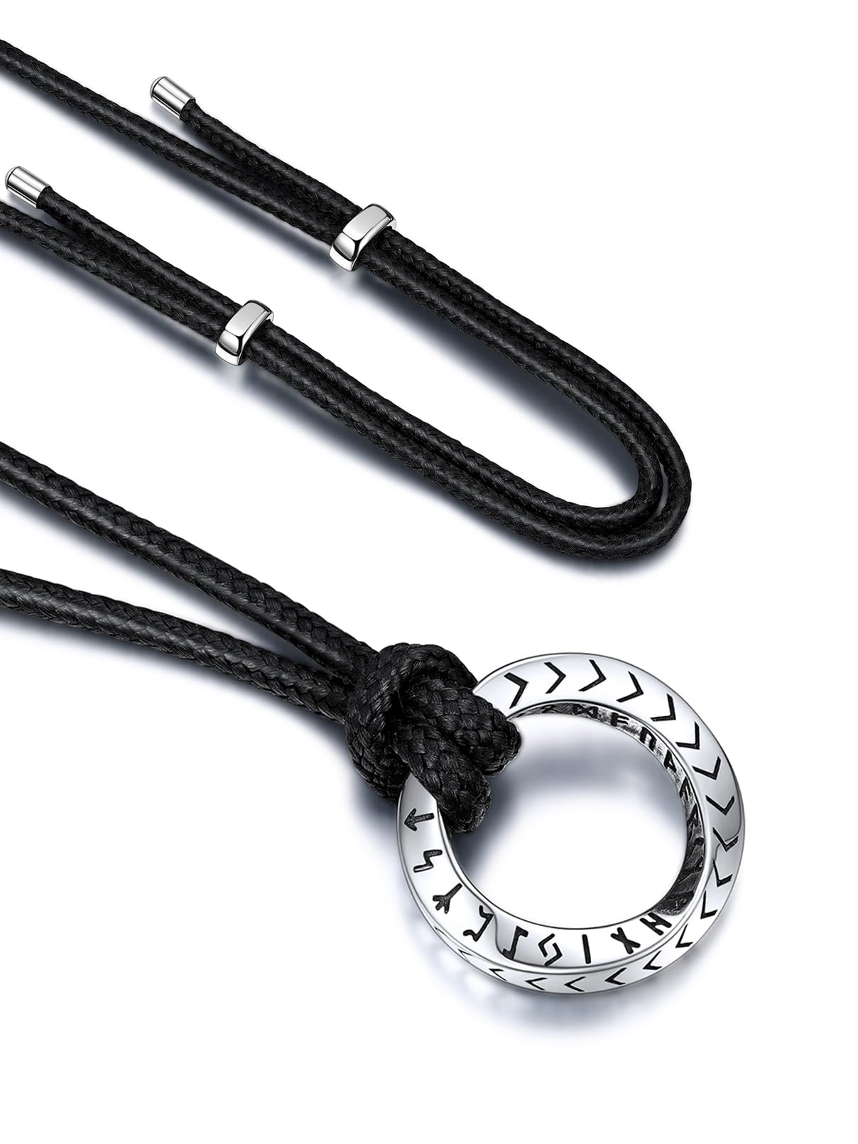 

Glass Holder Surgical Stainless Ring Leather Men [FaithHeart] Men s Necklace, Steel, Hypoallergenic, Pendant, Cord, Popular, Accessory,