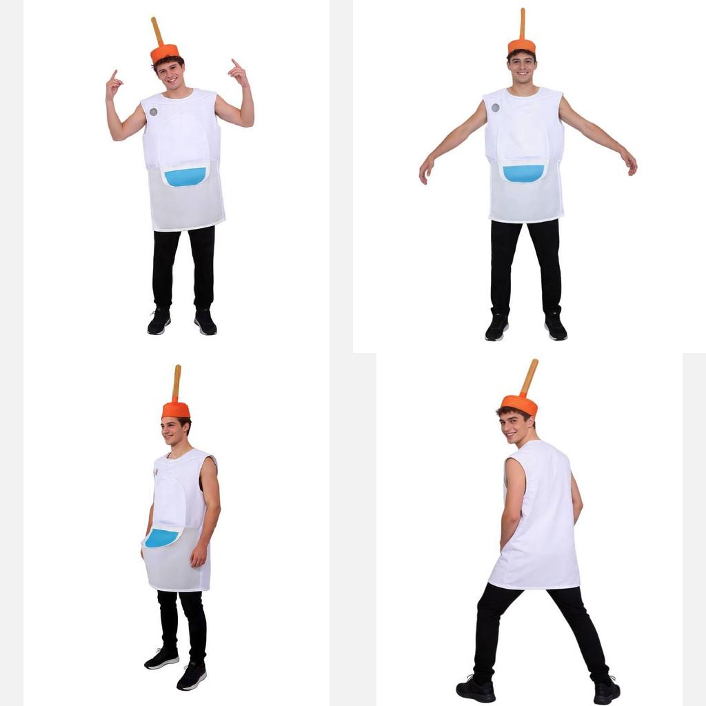 Toilet Plunger Costume For Adults And Kids Fun Halloween Cosplay Party Stage Performance