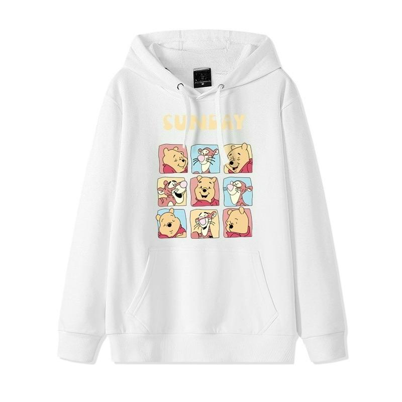 Winnie The Pooh Hoodie Pullover Women's Disney Clothes 202 New Winnie The Pooh Autumn and Winter Couples Casual Versatile Coat
