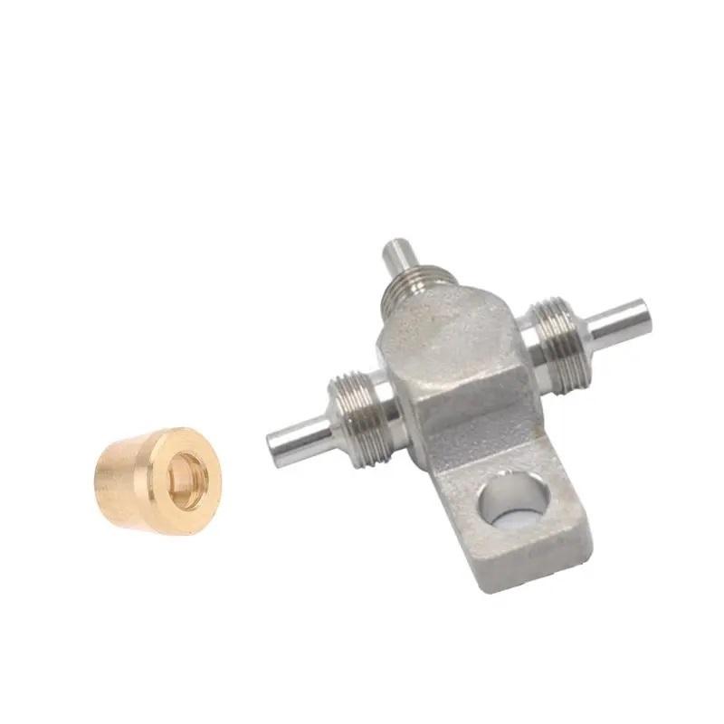 10Pcs/5Pcs Durable Olive Inserts AN3 Hose End Hose Connector Metal Fitting for Brake System Motorbike Modification Tools