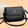 Small Square-shaped Crossbody Bag, Soft Leather, Middle-aged Mother's Bag, Single Shoulder Bag, Small Bag