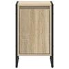 Nightstand Set of 2 Sonoma Finish 39.5 X 30 X 50 Cm Particleboard