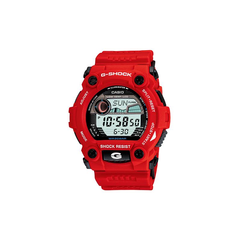 

Casio DIGITAL Series-Disc Fashion Trend Contrast Color Street Tide Moon Phase LCD Display Sports Waterproof Quartz Movement Resin Strap G-7900A-42021 чёрный