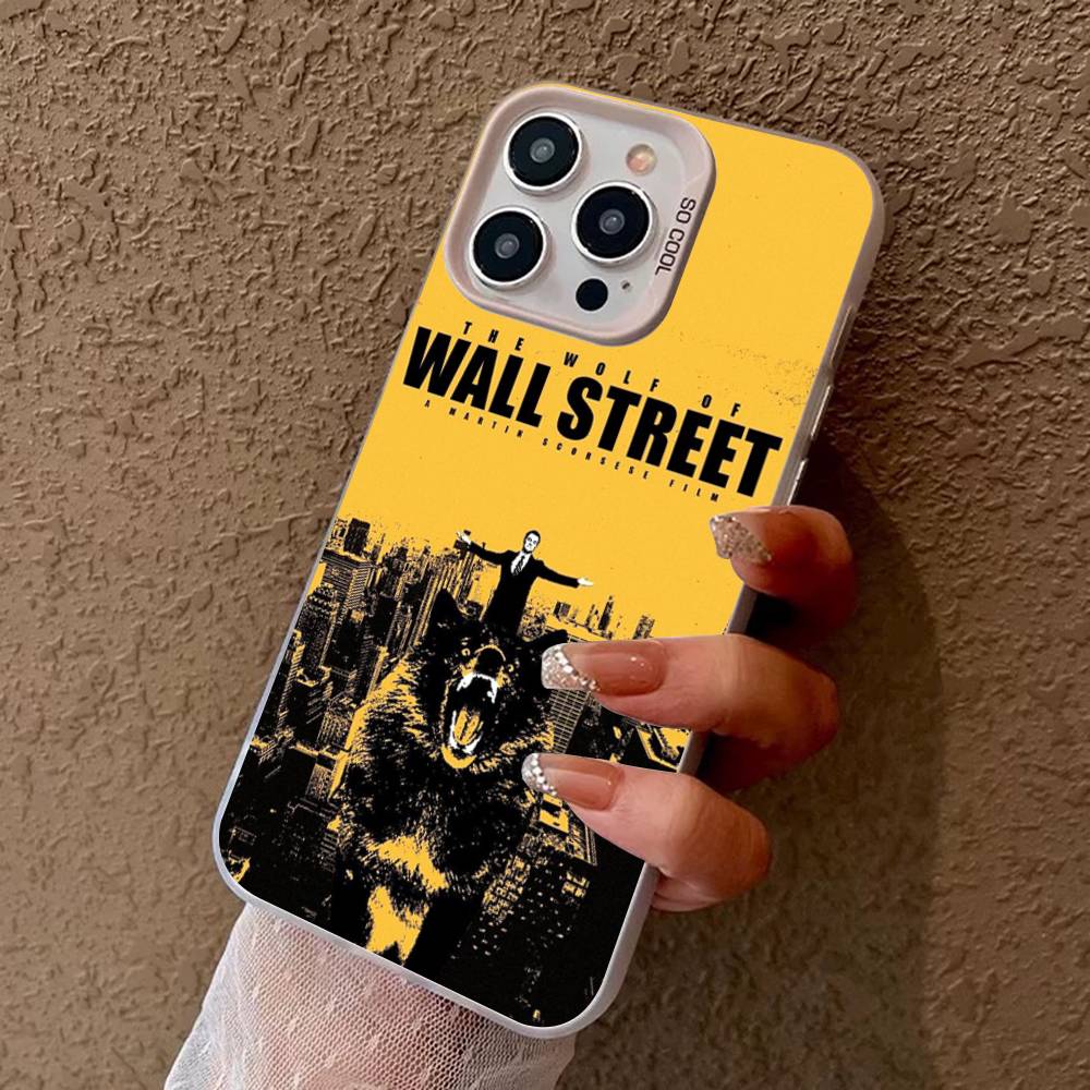 TV The W-Wolf Of W-Wall S-Street Phone Cover For IPhone 16 15 14 13 12 11 17 Pro Max Plus Color Silver Shell