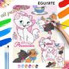 The Aristocats Paint By Numbers Hand Painting Kit. Home Decor Gift