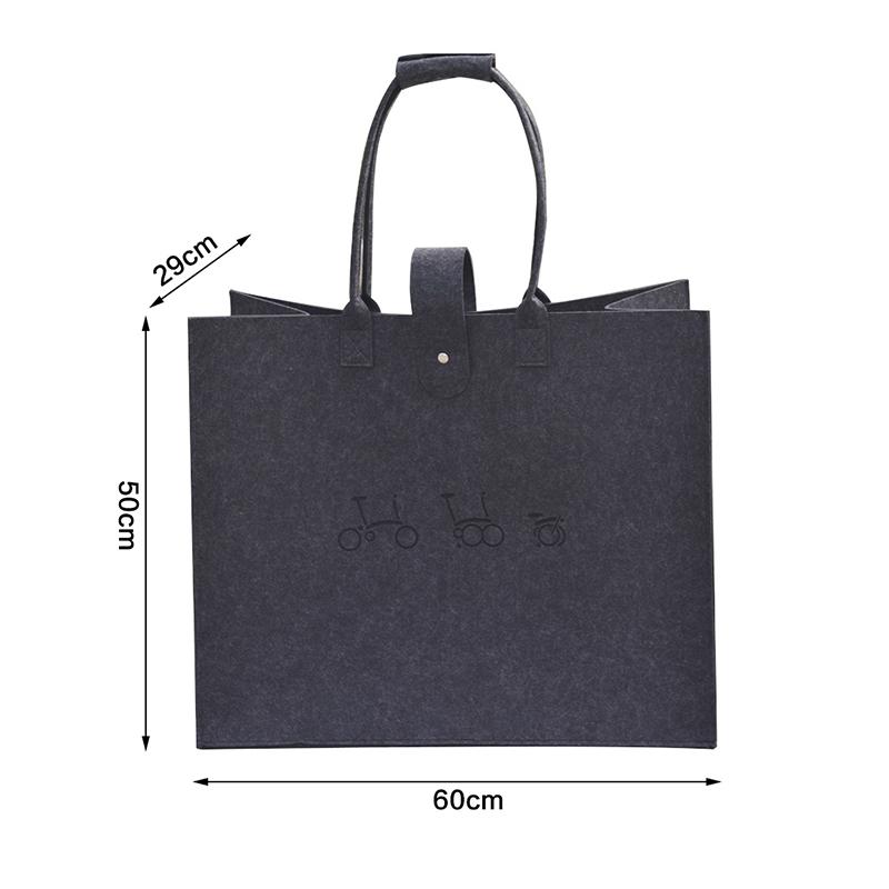 1 Pezzo Borsa Leggera alla Moda Pieghevole per Deposito Bici da 14-16 Pollici per Borsa da Tote Borsa da Trasporto Bicicletta