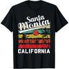 California Santa Monica Beach Summer Vacation T-Shirt(4)