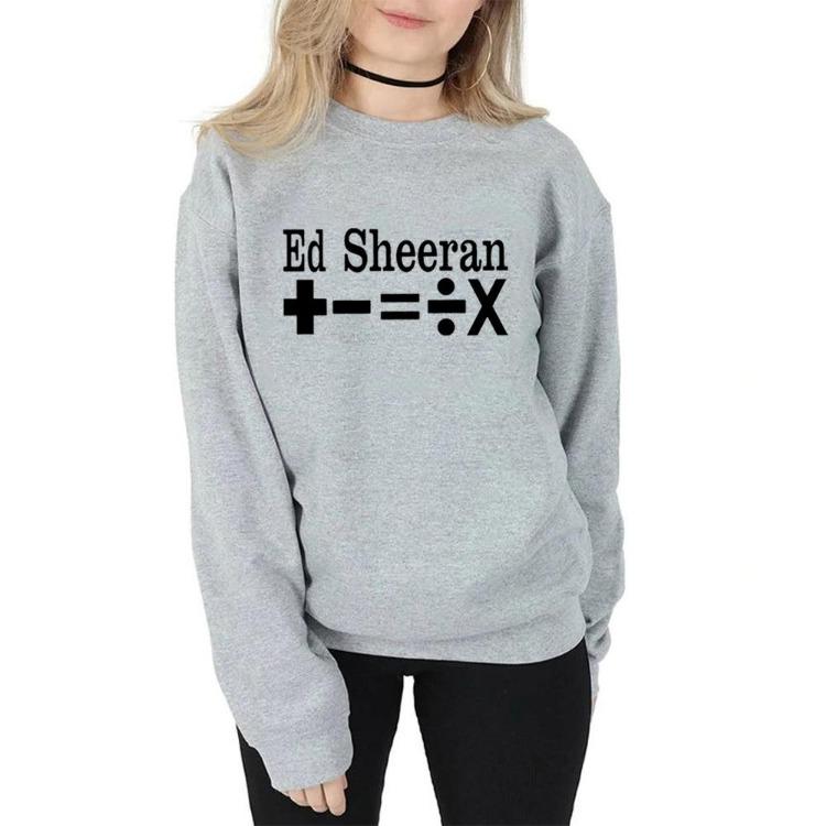 Ed Sheeran Music Concert Singer Inspired Unisex Crewneck Pullover Sweatshirt Winter Hoodie Casual Comfortable Top Fans Gift