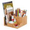 Pezin & Hulin Desk Organizer with Pen Stand, Keeps Your Desk Tidy, 5-Compartment Design, Stores Stationery, Cosmetics, Small Items, Jewelry, and