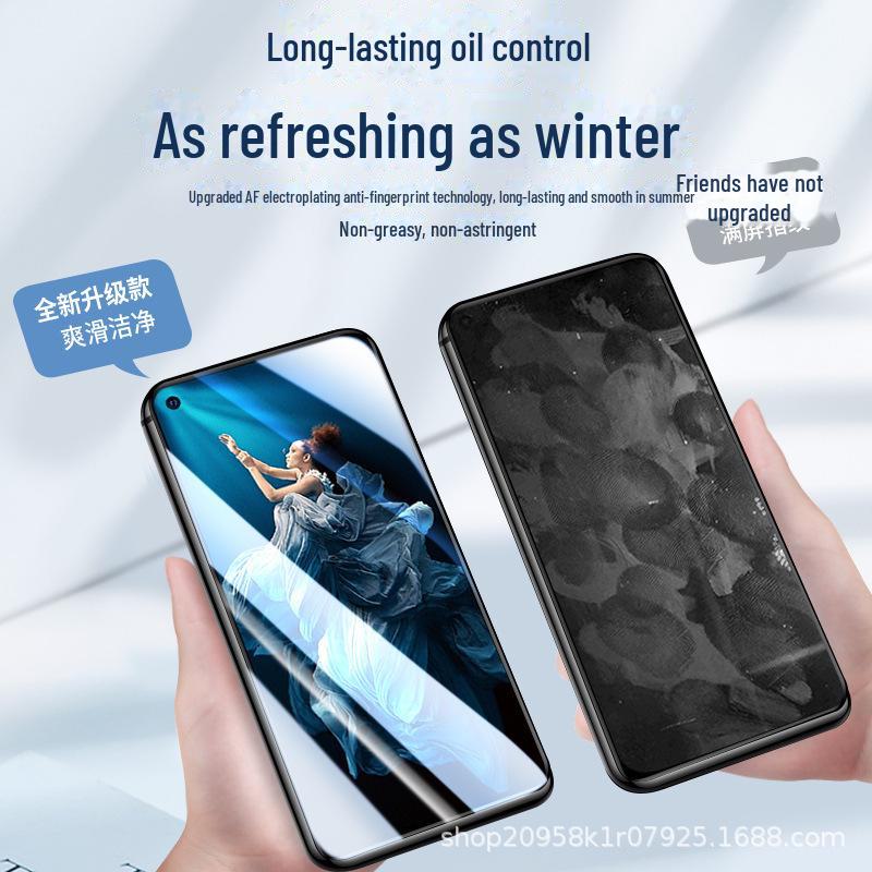 Honor V30/V30Pro Full Coverage Anti-Peep Tempered Glass Screen Protector with Anti-Blue Light HD