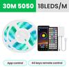 5050 RGB Led Strip Lights DC12V with 44-key Remote & APP Control, Music Sync Colorful Tape for Room Christmas TV Backlight Band