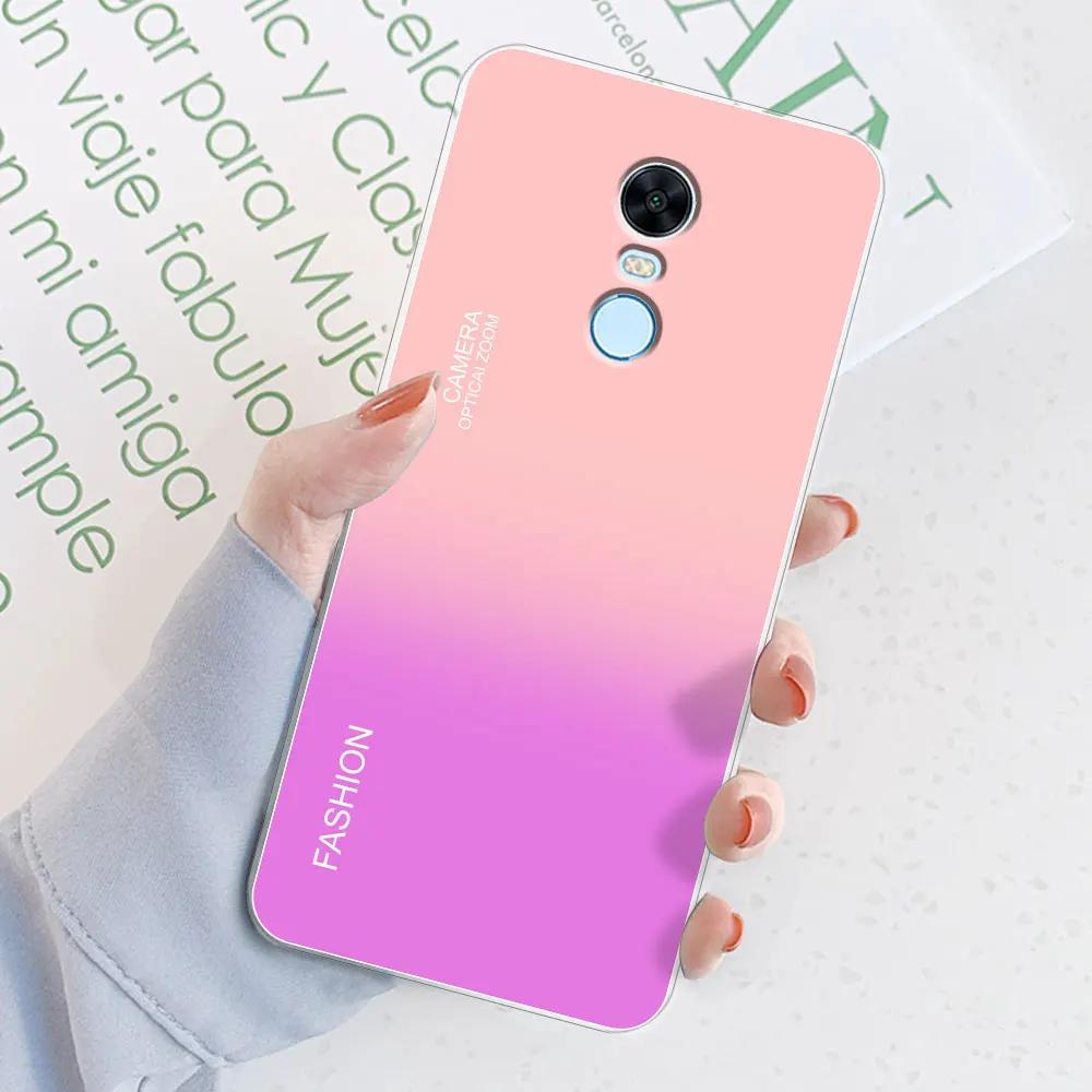 For Xiaomi Redmi 5 Plus Case Redmi 5 Case Marble Transparent Case For Redmi 5 5 Plus Protective Silicone Clear Phone Bumper Bags