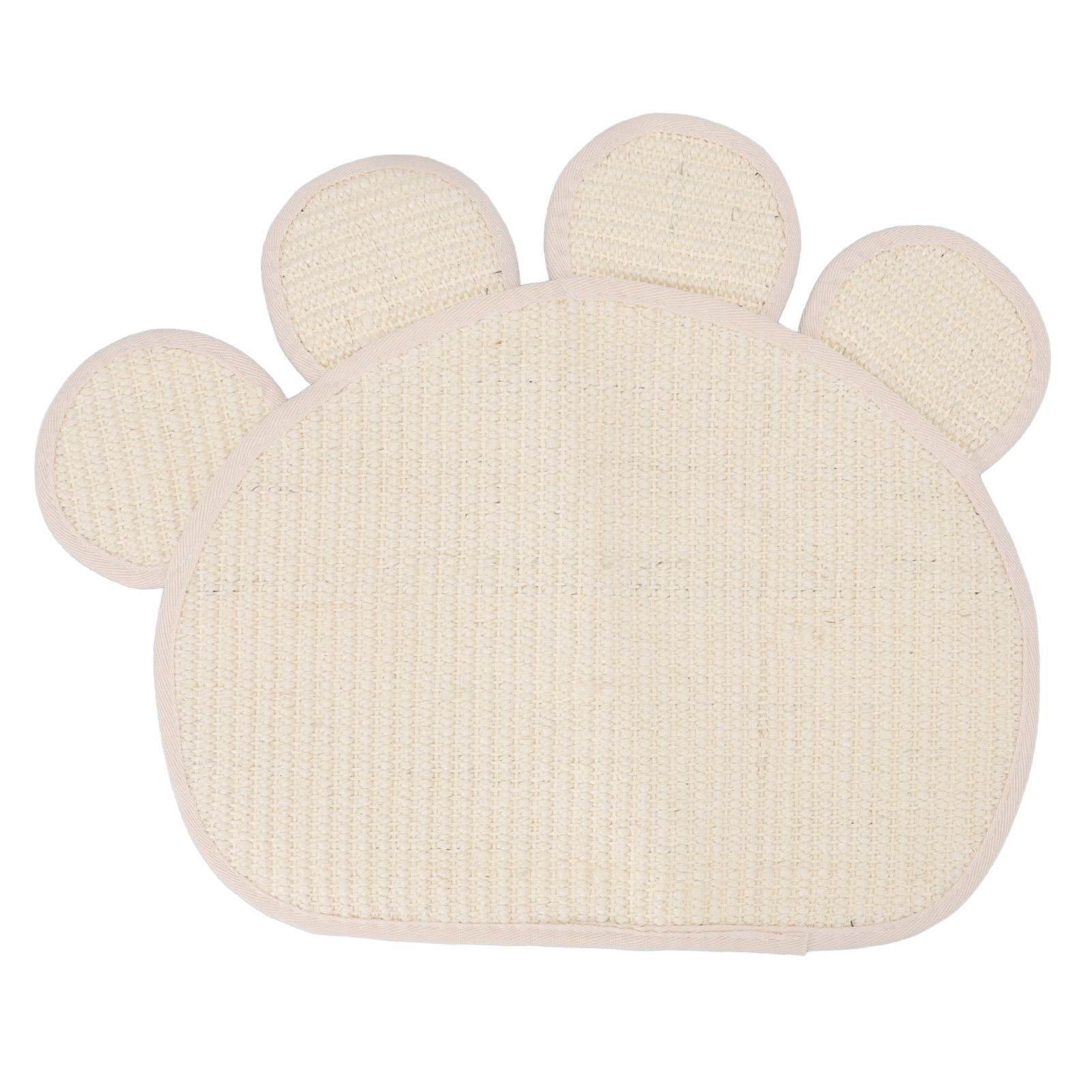 Сизалевый когтеточка-коврик для кошек Милая форма Заточка когтей Защита мебели Коврик для царапания пола для кошек Котят